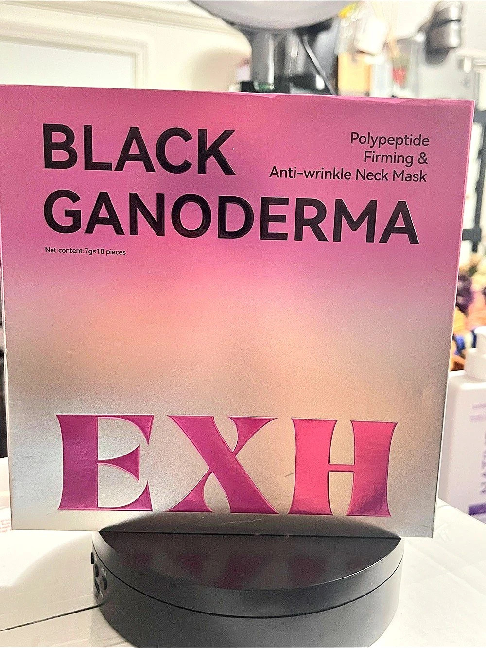 EXH Black Ganoderma Polypeptide Firming & Anti-wrinkle Neck Mask Polypeptide